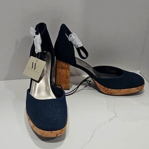 Worthington size10 denim shoes w/tags